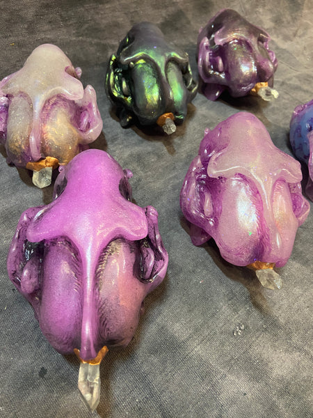 SPIRIT HOUSE CRYSTAL SKULL GLOW IN THE DARK ( LIGHT UP)