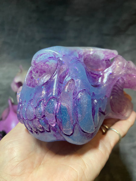 SPIRIT HOUSE CRYSTAL SKULL GLOW IN THE DARK ( LIGHT UP)