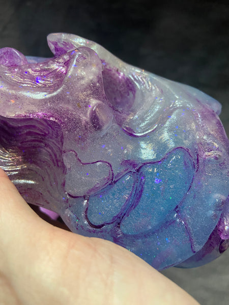 SPIRIT HOUSE CRYSTAL SKULL GLOW IN THE DARK ( LIGHT UP)