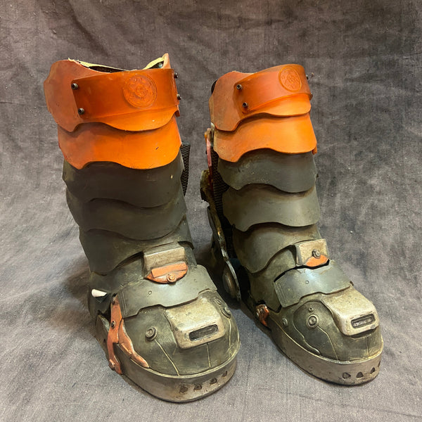 CYBER ROBOT BOOT COVERS ( NEED REPAIR)