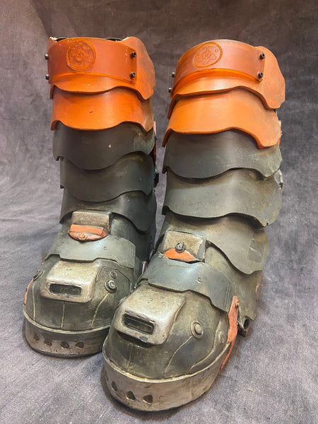 CYBER ROBOT BOOT COVERS ( NEED REPAIR)