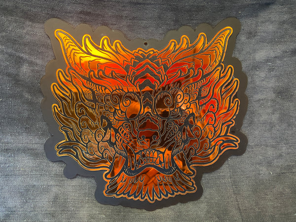 ACRYLIC WALL HANGING - IRIDESCENT SENTINEL