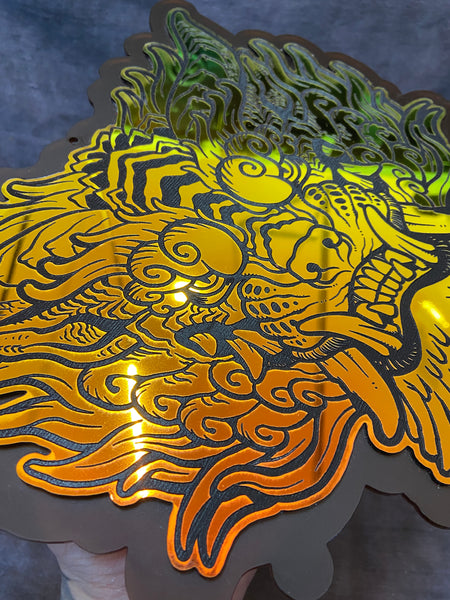 ACRYLIC WALL HANGING - IRIDESCENT SENTINEL