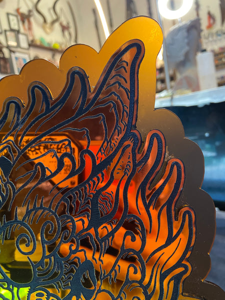 ACRYLIC WALL HANGING - IRIDESCENT SENTINEL