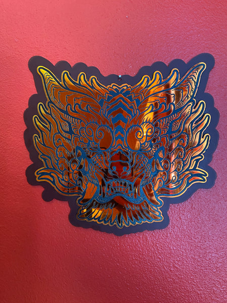 ACRYLIC WALL HANGING - IRIDESCENT SENTINEL