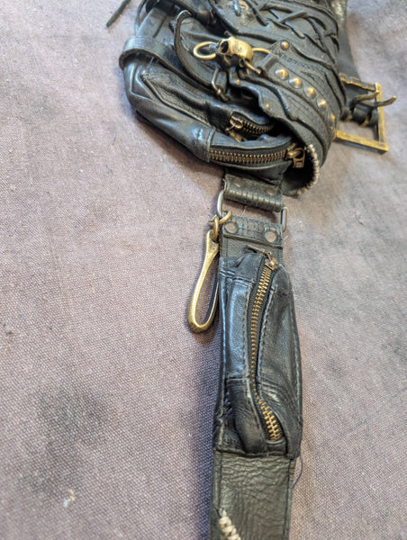 KMRII JAPANESE LEATHER BRAND HIP BAG