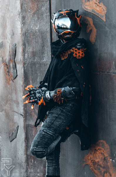 COLOR SHIFT FLEXIBLE SPIKE ARMOR PANEL