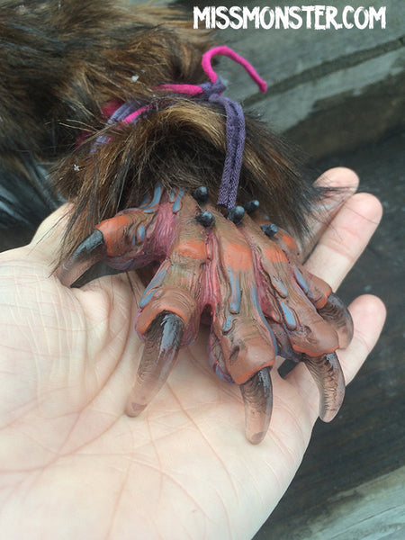 BELAUD THE MONSTER- OOAK HANDMADE DOLL