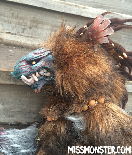 BELAUD THE MONSTER- OOAK HANDMADE DOLL