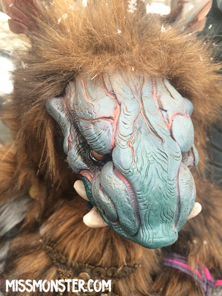 BELAUD THE MONSTER- OOAK HANDMADE DOLL