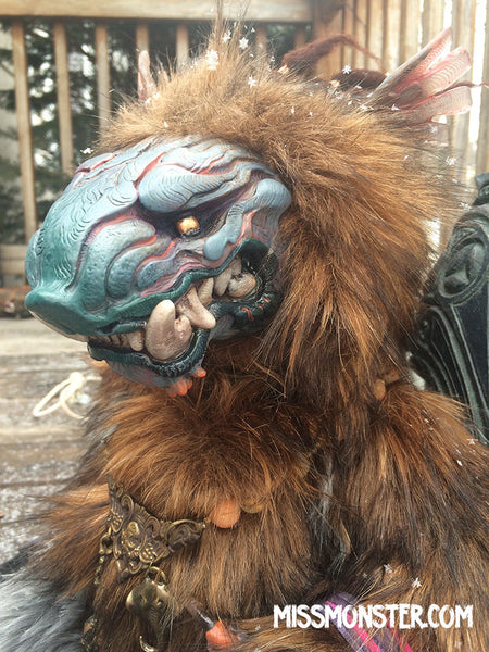 BELAUD THE MONSTER- OOAK HANDMADE DOLL