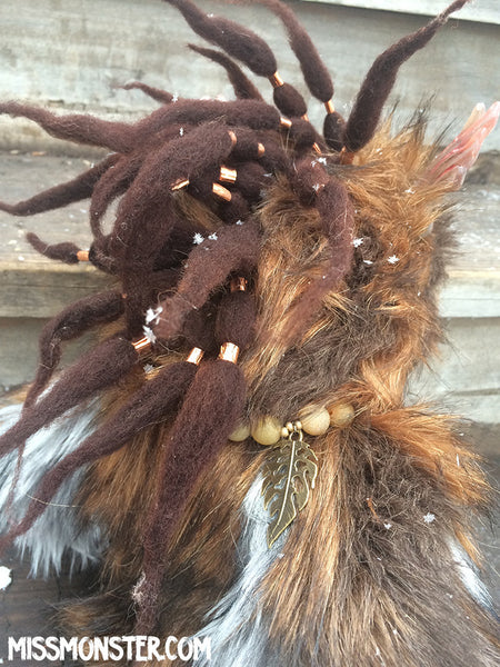 BELAUD THE MONSTER- OOAK HANDMADE DOLL