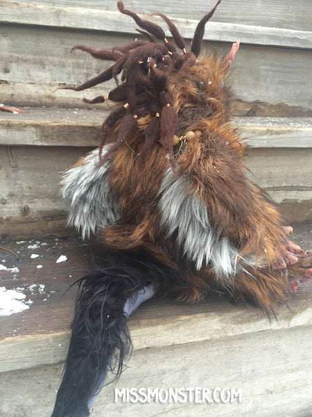 BELAUD THE MONSTER- OOAK HANDMADE DOLL