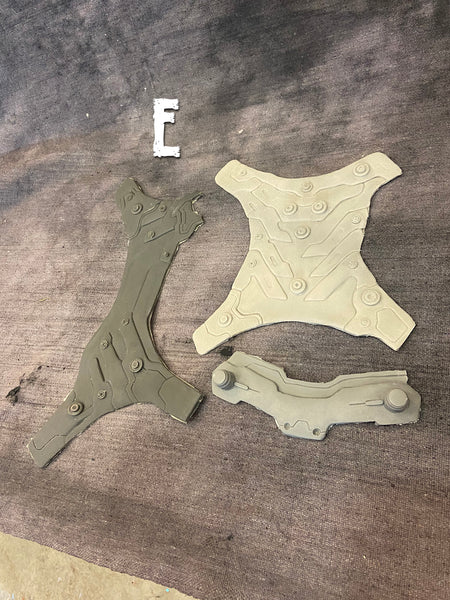 CYBERPUNK HARNESS FLEXIBLE CHEST ARMOR BLANK SET