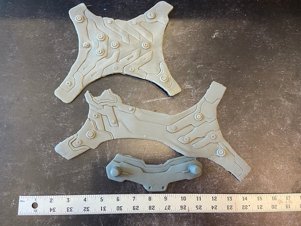 CYBERPUNK HARNESS FLEXIBLE CHEST ARMOR BLANK SET