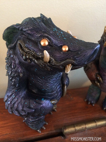 HAWGMAW CART ART TOY- PAINTED , READY TO SHIP