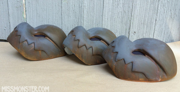 RUST CHOMPY MASK- READY TO SHIP!