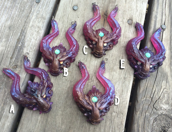 "OLD GUARD" PENDANT- PURPLES