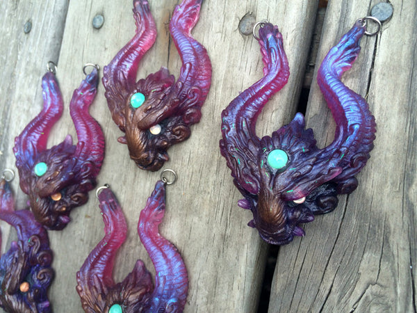 "OLD GUARD" PENDANT- PURPLES