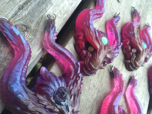 "OLD GUARD" PENDANT- PURPLES