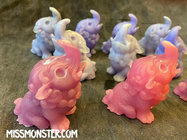 BABY BAKU BLANK CAST FIGURE- PURPLES