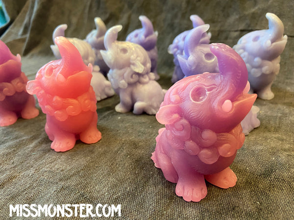 BABY BAKU BLANK CAST FIGURE- PURPLES