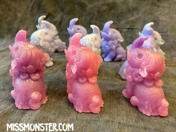 BABY BAKU BLANK CAST FIGURE- PURPLES