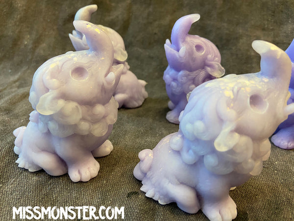 BABY BAKU BLANK CAST FIGURE- PURPLES