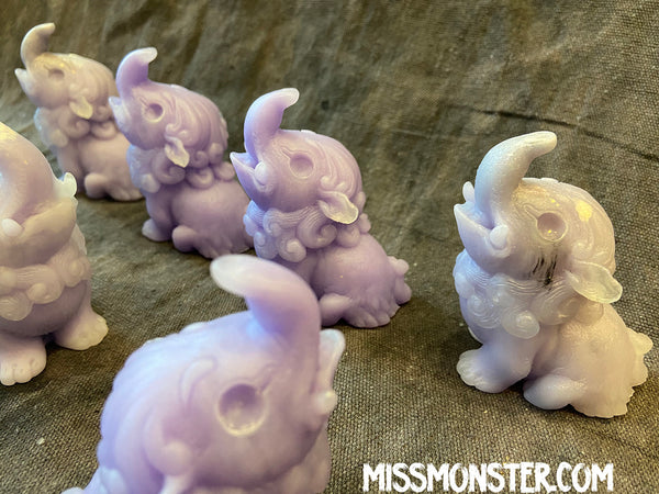 BABY BAKU BLANK CAST FIGURE- PURPLES