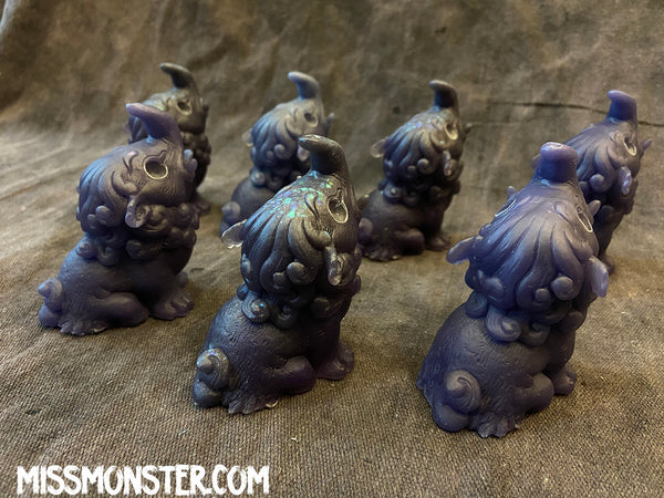 BABY BAKU BLANK CAST FIGURE- DARK PURPLES