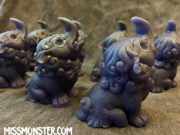 BABY BAKU BLANK CAST FIGURE- DARK PURPLES