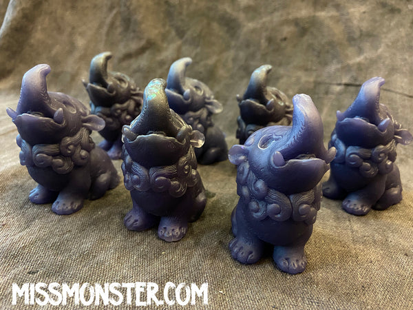 BABY BAKU BLANK CAST FIGURE- DARK PURPLES