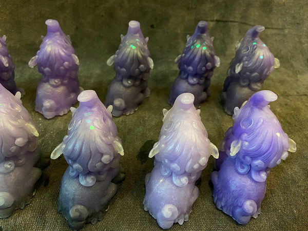 BABY BAKU BLANK CAST- GLOW IN THE DARK- STORMY PURPLES