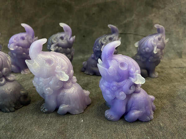 BABY BAKU BLANK CAST- GLOW IN THE DARK- STORMY PURPLES