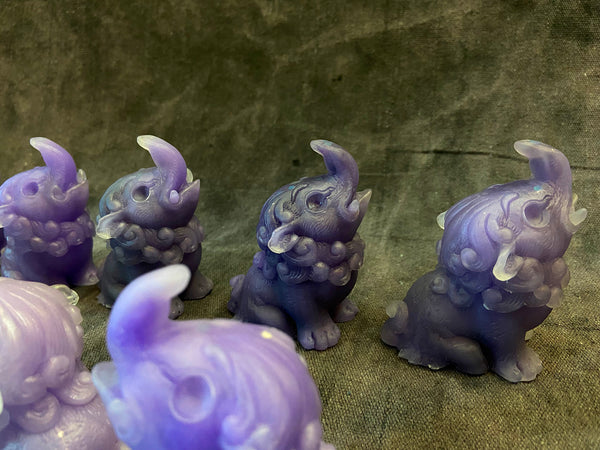 BABY BAKU BLANK CAST- GLOW IN THE DARK- STORMY PURPLES