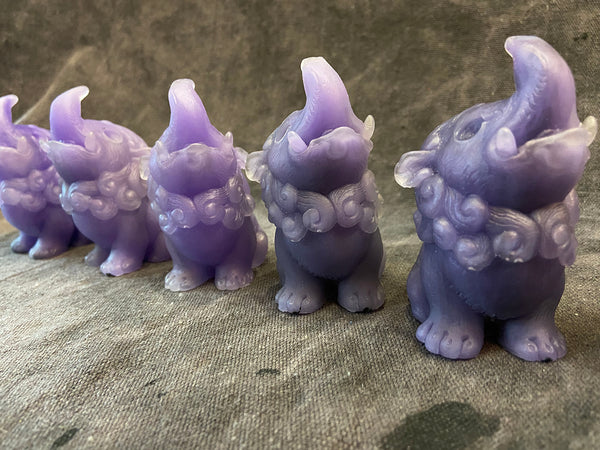 BABY BAKU BLANK CAST- GLOW IN THE DARK- STORMY PURPLES