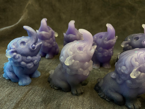 BABY BAKU BLANK CAST- GLOW IN THE DARK- STORMY PURPLES