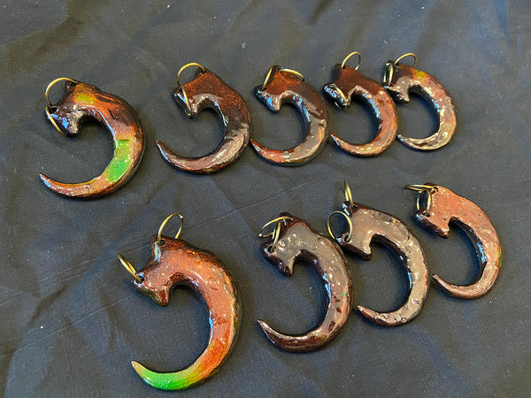 the heat sensitve paint on the suface backing will change color!