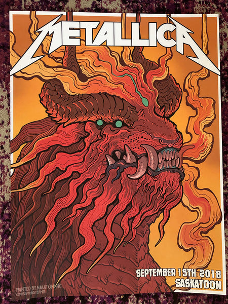 NAKATOMI X MISSMONSTER METALLICA POSTER