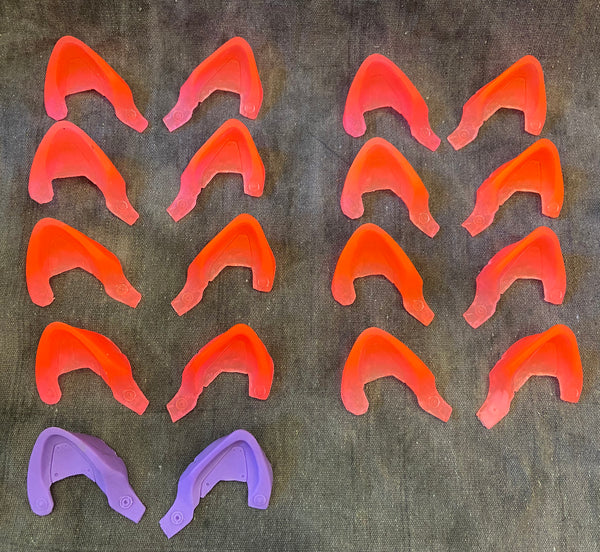 ROBOT KITTY EAR BLANKS- UV GLOW