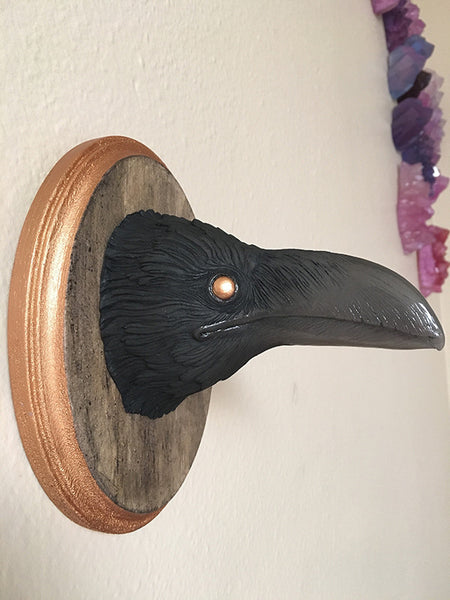 RAVEN WALL BUST