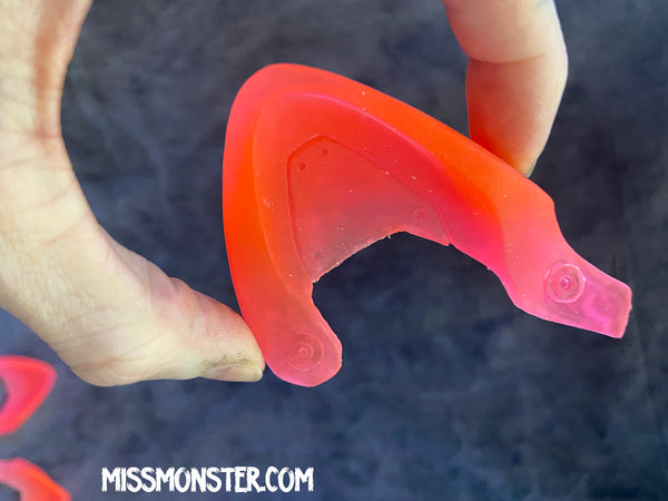 ROBOT KITTY EAR BLANKS- UV GLOW