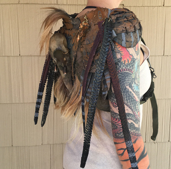 WASTELAND HARNESS CROW SKULL ARMOR
