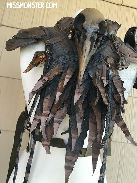 WASTELAND NEOPRENE CROW SKULL ARMOR