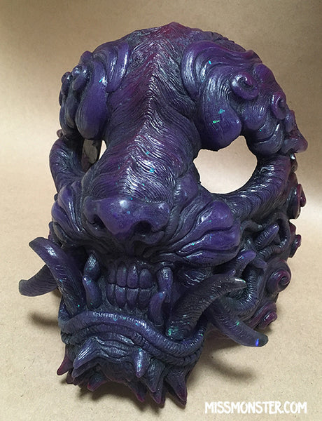 SENTINEL MASK - GLOW IN THE DARK- DEEP OPAL