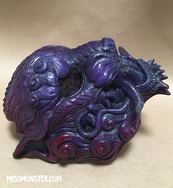 SENTINEL MASK - GLOW IN THE DARK- DEEP OPAL