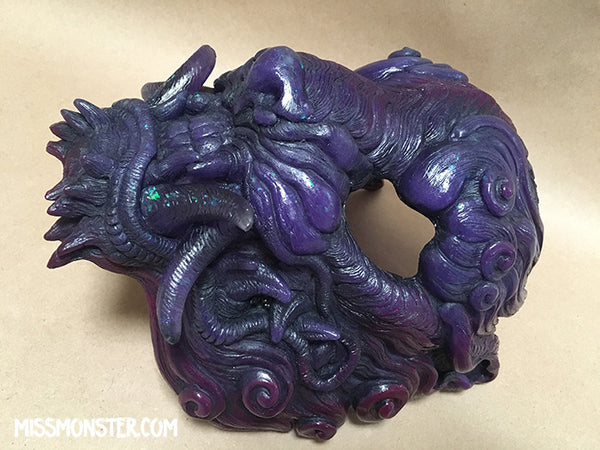 SENTINEL MASK - GLOW IN THE DARK- DEEP OPAL