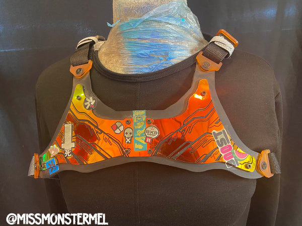 CYBERPUNK ARMOR HARNESS #1- IRIDECENT REFLECTIVE