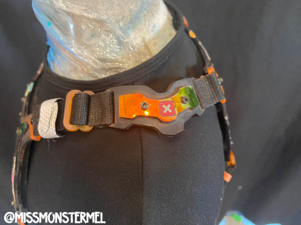 CYBERPUNK ARMOR HARNESS #1- IRIDECENT REFLECTIVE