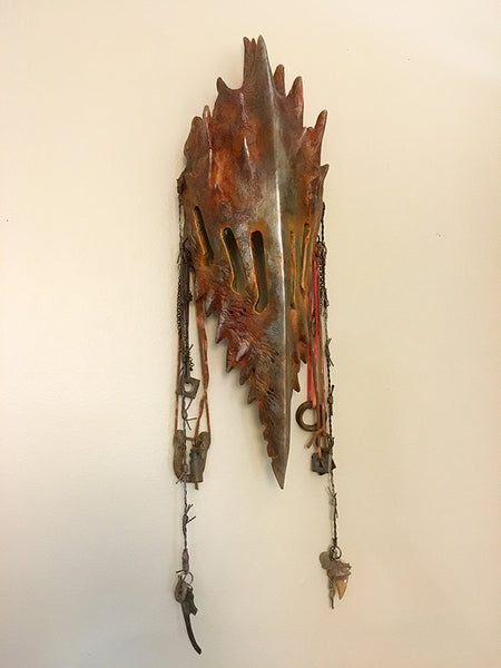 RUSTED WASTELAND CORVUS WALL SCONCE